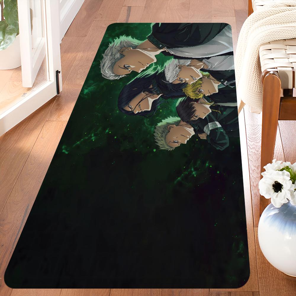 Wind Breaker Anime Room Mats Washable Non-Slip Living Room Sofa Chairs Area Mat Kitchen Alfombra