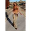 Foreign Trade Original Order WF Bringthestyle Retro Washed Old Straight Loose Wide Leg Jeans B51222