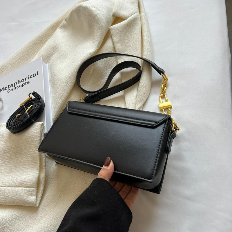 Green Flap Crossbody Bags for Women 2024 Winter Designer Fashion Trend Small Leather Shoulder Bag Handbags and Purses