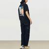 Vans Palmblatt-Print American Vintage Lässiges Kurzarm-T-Shirt mit überschnittenen Schultern Unisex T-Shirts Schwarz VN0A54L7BLK