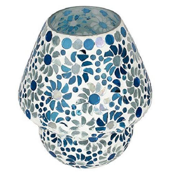 Mosaic Crafted Multicoloured Decorative Glass Table Lamp
