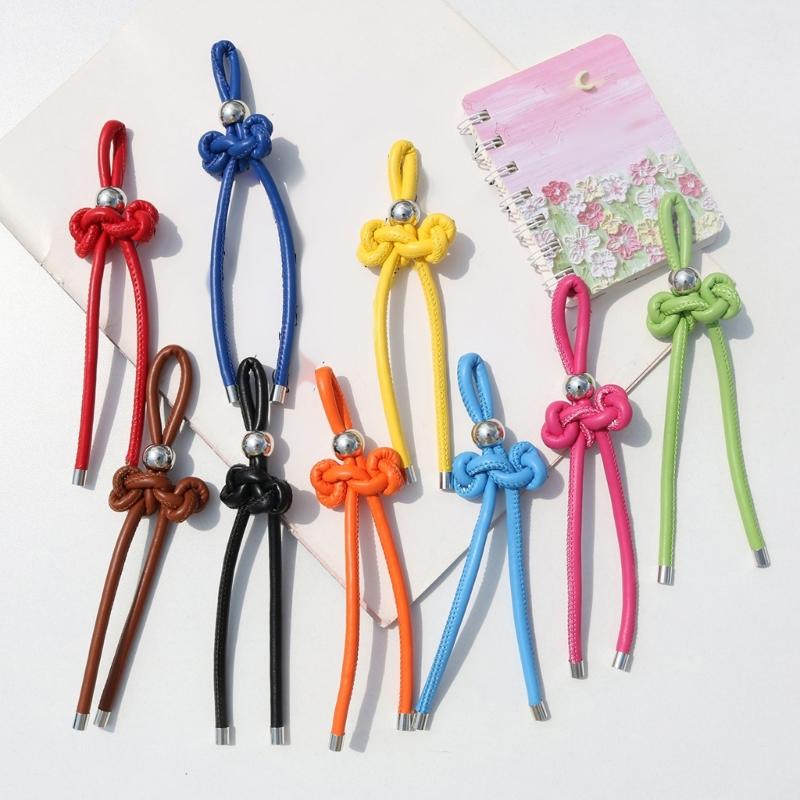 Personalized Wenchang Knot Keychain PU Leather Gift For Students Backpack Decoration And Daily Encouragement