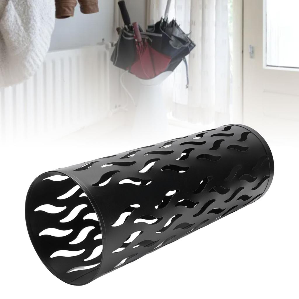 Metal Round Umbrella Holder for Entryway Umbrella S Shaped Hollow Out for Hotel