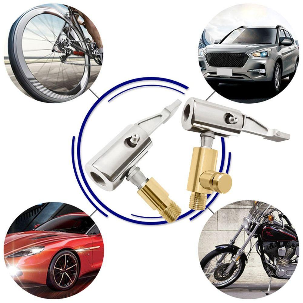 Valve Adapter Tire Nozzle Clamp Inflator Compressor Inflatable Pump Connector Inflatable Connector
