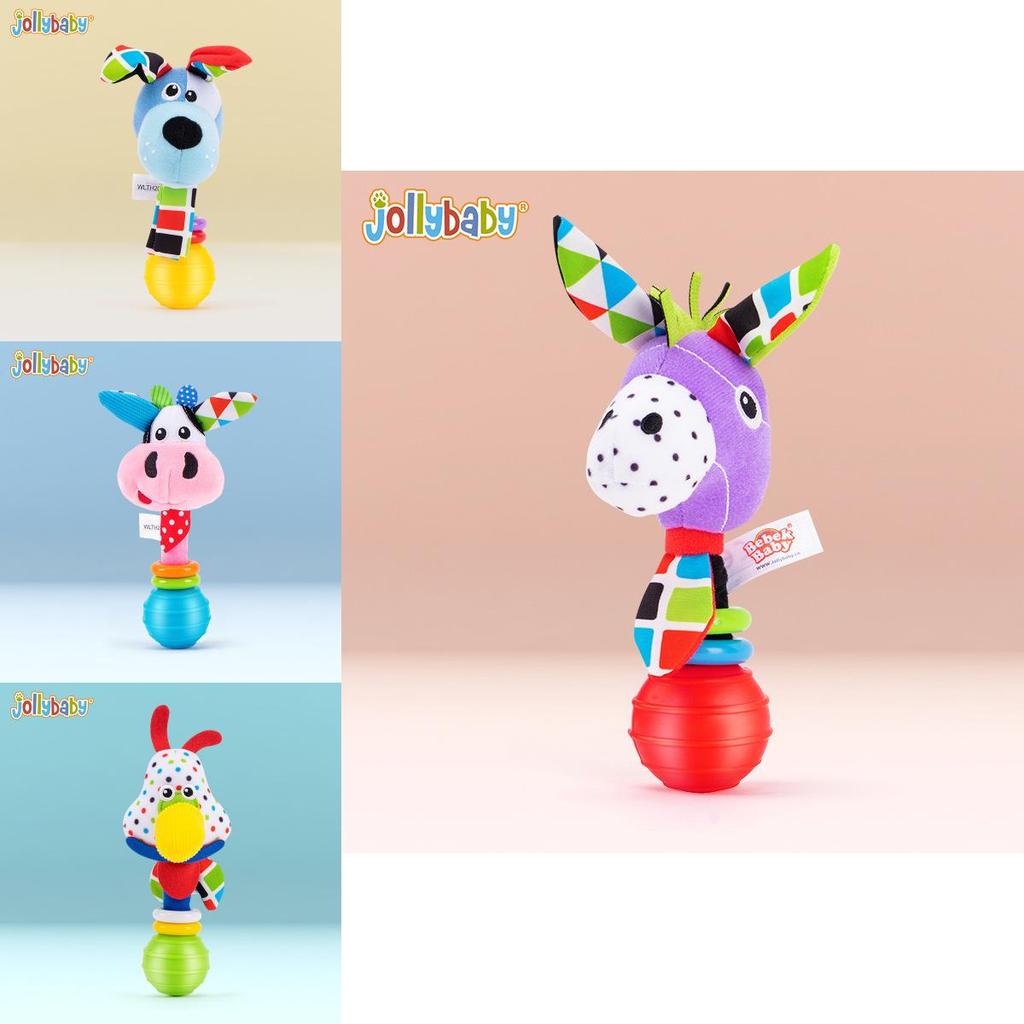 Cute Plush Rattle Bell Baby Toy For 0-3 Year Old Babies