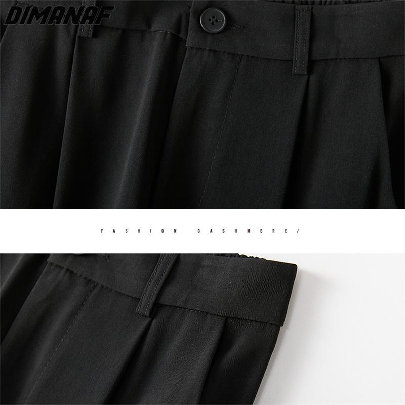 DIMANAF 2023 Plus Size Långa Sommarbyxor Raka Casual Dambyxor Lösa Kvinnliga Basic Byxor GråVida Benbyxor 4XL