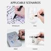 8 Pcs Whiteboard Markers Dry Wipe Pen Magnetic Dry Erases Marker Whiteboard Pen Foil Pen School Supplies