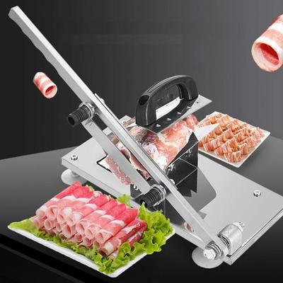 Household Manual Lamb Beef Slicer Frozen Meat Cutting Machine Vegetable Mutton Rolls Cutter