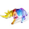 Crystal Rhinoceros Ornament: Home & Office Decoration for Wealth and Prosperity
