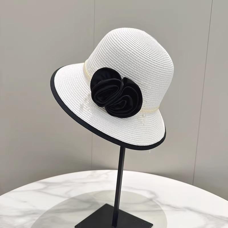 

Винтажная розовая панама женская летняя солнцезащитная модная соломенная шляпа в стиле Хепберн соломенная плетеная шляпа-котелок Adjustable белый