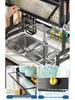 Multi-functional Dustproof Kitchen Countertop Storage Rack