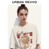 UR Women's Casual Letter & Pet Print T-Shirt