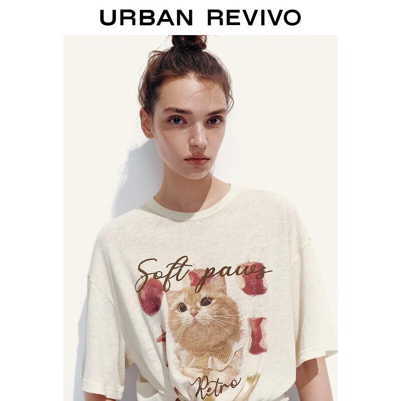 UR Women's Casual Letter & Pet Print T-Shirt