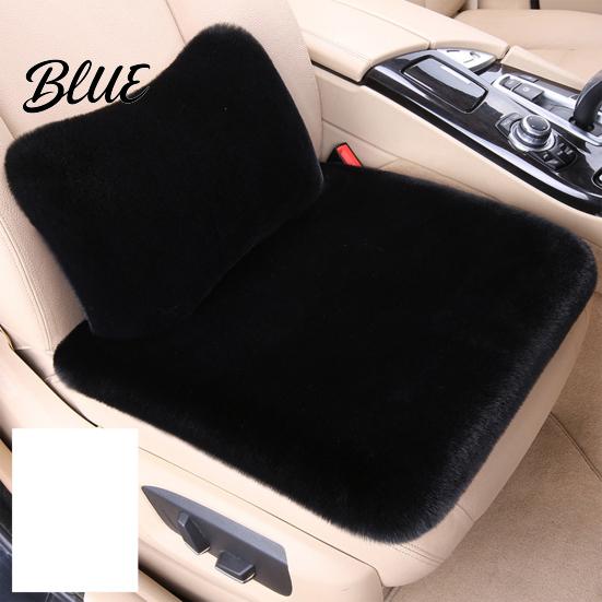 Car Interior Accessory Soft Fluffy Cushion Set Plush Seat Luxury Thickened Washable Non-Fading Protector Winter