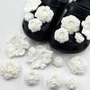 8Pcs Trendy 3D Flower Beach Shoe Charms Detachable Clip Buckle Shoe Decorations DIY Perforated Shoes Accessories Beach Shoes