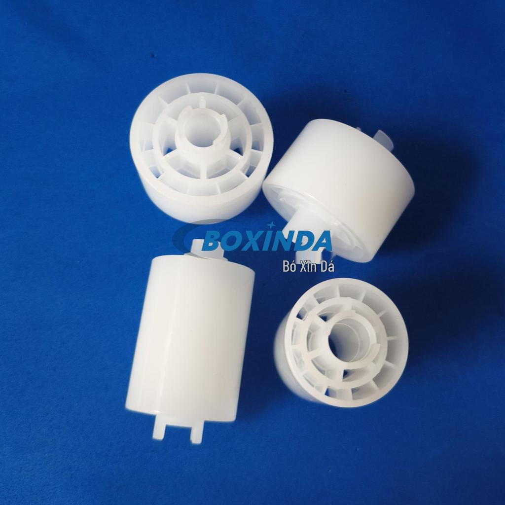 Wide-edge Rubber-coated Wheel Piece: Smooth and Soft Rubber Roller, Acid and Alkali Resistant, Corrosion Resistant (22/30/32/40 Sizes).