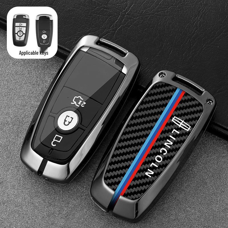 Lincoln Aviator & Navigator Genuine Leather Key Cover Gift Box