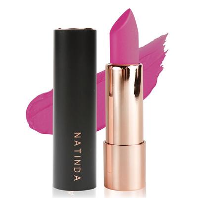 Natinda Art in Black Lippenstift 3,5g, 04 Secret Pink, 1 Stück