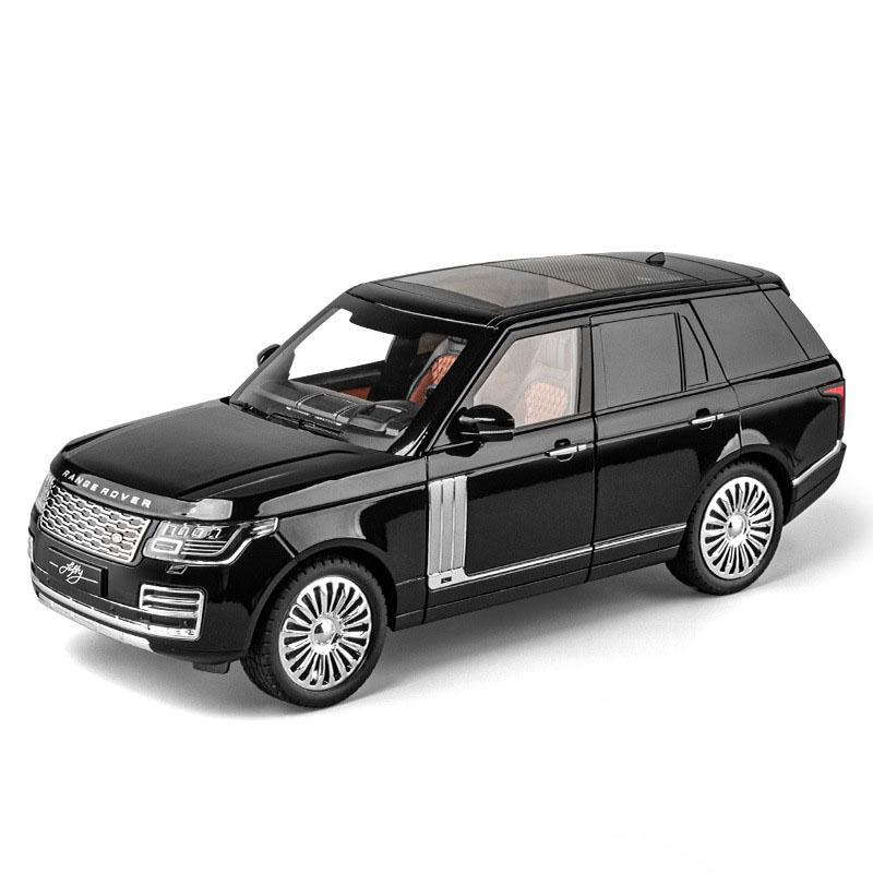 Große Größe 1:18 Range Rover Modellauto Spielzeug Legierung Druckguss Sound & Licht SUV Geländewagen Miniaturmodelle Für Kinder Geschenke