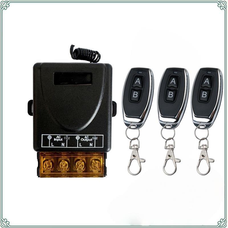 220V 30A Drahtloser Fernbedienungsschalter für Wasserpumpe, Motor, Dunstabzugshaube, Abluftventilator und Sprühgerät.