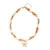 Versatile Beach Jewelry Starfish Pendant Seashells Detailing Lightweight Allergy Safe Necklace For Casual Fashion
