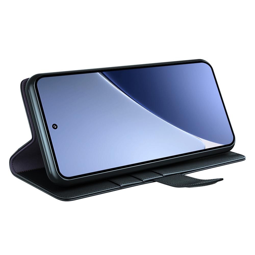 Etui dla Xiaomi 15 Pro Prawdziwa Skóra Licowa Pokrowiec na Telefon z Portfelem i Podstawką