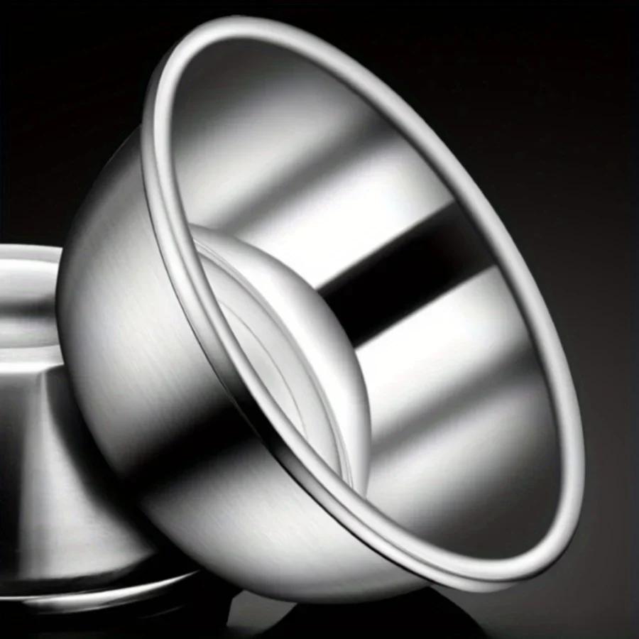 Scaled Mixing Bowl Stainless Steel Whisking Bowl For Knead Dough Salad Cooking Baking Container Kitchen Supplies