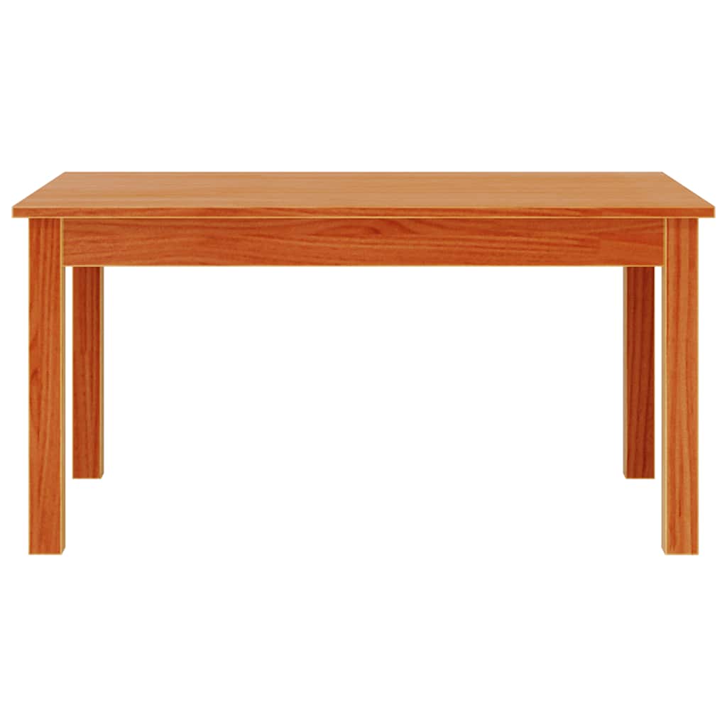 Coffee Table Wax Brown 80 x 50 x 40 cm Solid Pine Wood