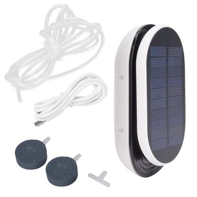 AP007 3-stufige solarbetriebene Luftpumpe Tragbarer Sauerstoffanreicherungslüfter für Aquarien