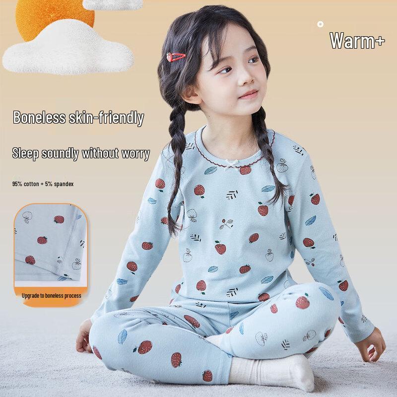 

Fuluomi Girls Sweet Warm Thermal Underwear Set 120