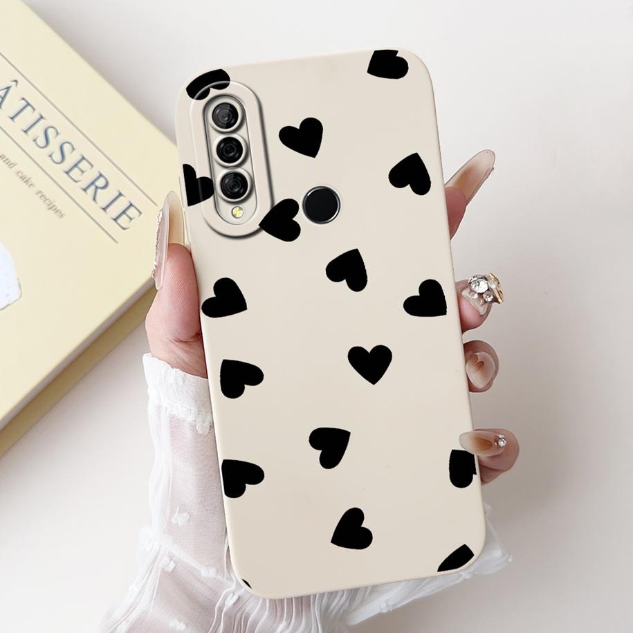 

For Huawei P30 Lite Case MAR-LX1M Honor 20S Cute Cartoon Cat Heart Soft Silicone Cover For Huawei P30Lite Nova 4e MAR-LX1H Funda Huawei Nova 4e
