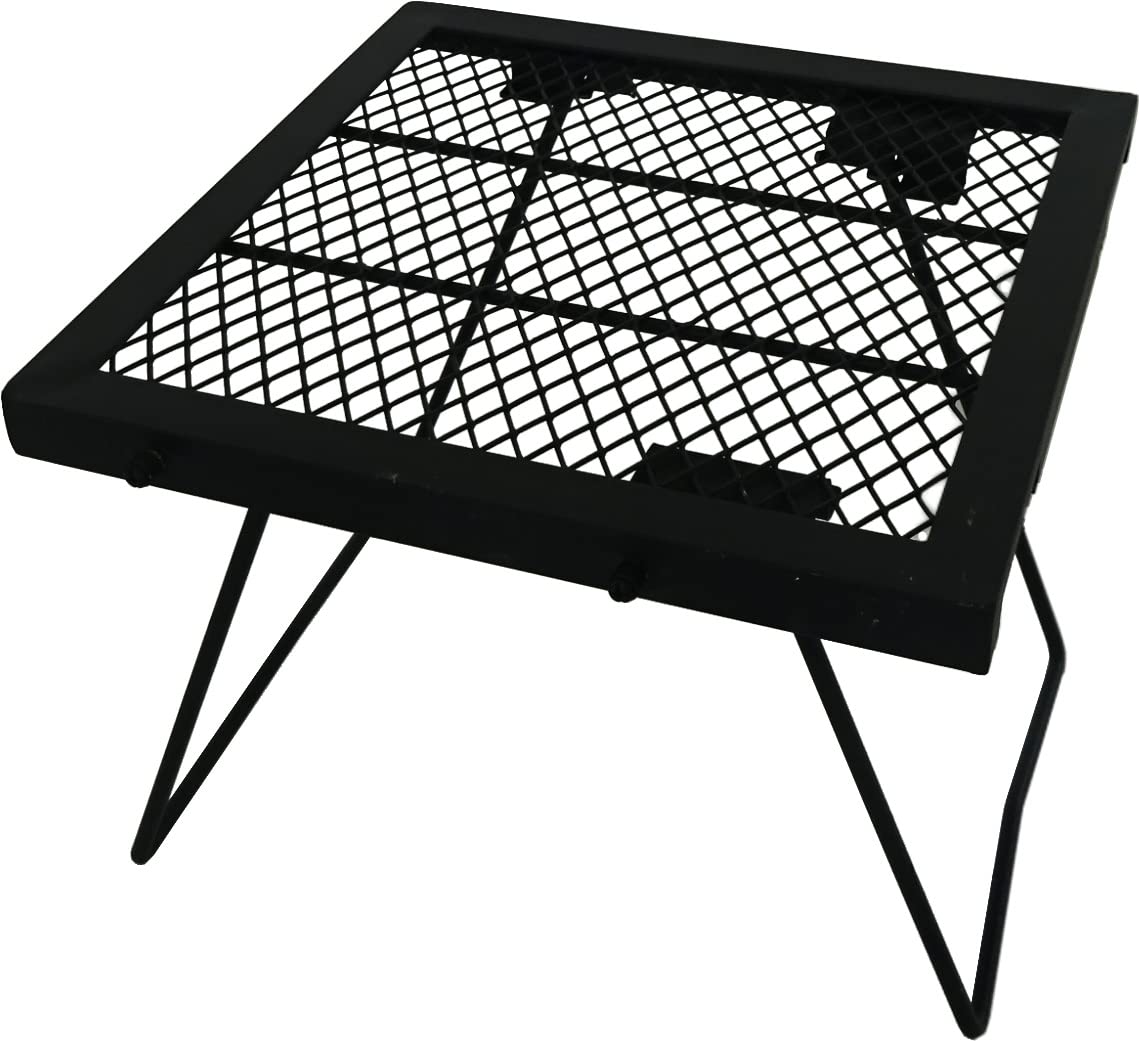 

Onoue Manufacturing Plus Совместимый Низкий 340 x 340 x Сборка Верхняя панель 340 x Костер Барбекю (ОНОЭ) Мульти-стенд MS-3434 [Стол для открытого огня, Черный,