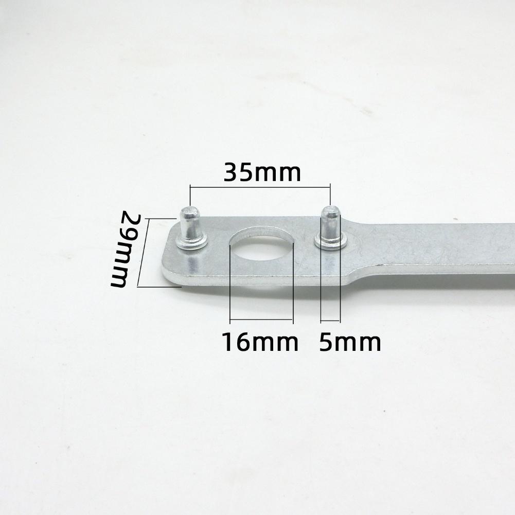Iron Grinder Wrench for 230mm Angle Grinder with 180 Degree Angle and 35mm Distance Suitable for Polishing Tasks