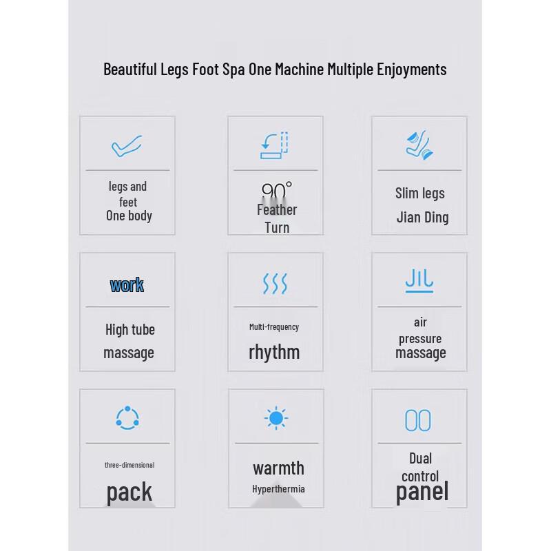 CLORIS Automatic Foot and Leg Massager CN plug (adapter included)