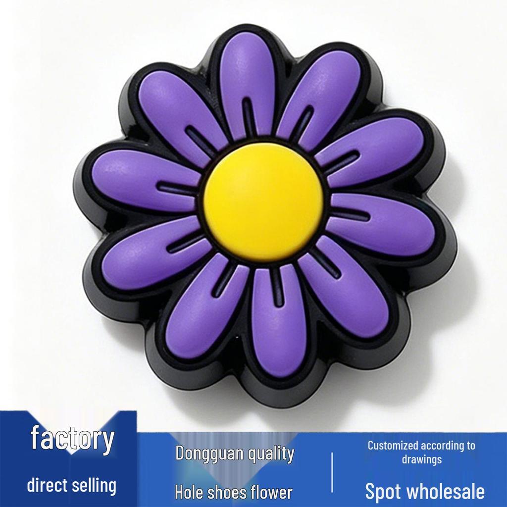 Neue Süße Blumen-PVC-Schuhanhänger für Crocs - Vielseitige und Stilvolle Dekorationen