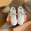 Grape Mother Studiolee New Summer Versatile Thick-soled Casual Lace-up Leather Shallow Mouth Dirty Little White Shoes Women