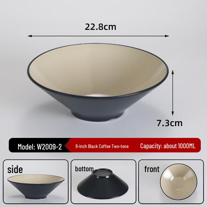 A5 Melamine Conical Serving Bowl