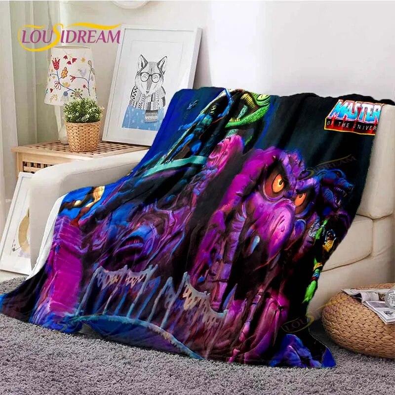 He-Man Masters Of The Universe Throws Blanket Sofa Blanket Adults and Children Blanket Blanket for Bed