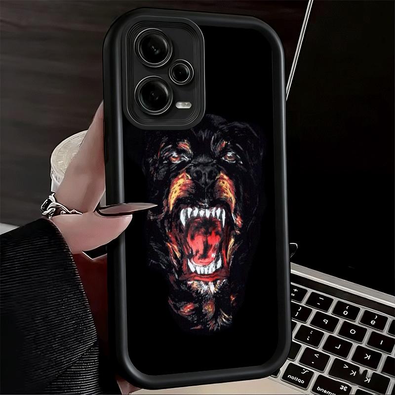 Rottweiler Dog Soft Phone Case for Xiaomi Redmi Note 15 14 13 12 11 Pro Plus 10S 11S 4G 11T 5G Shell Silicone Funda