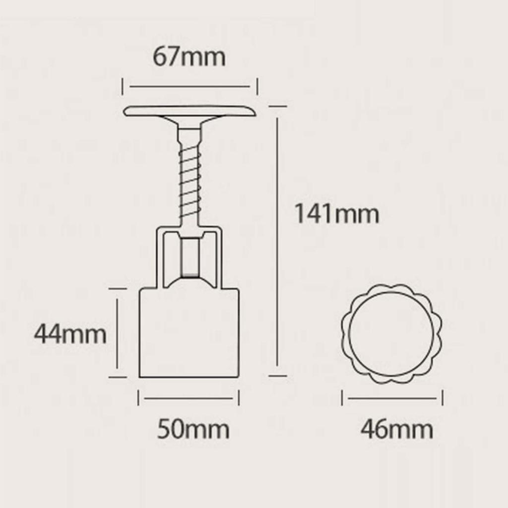 7pcs-Mooncake Mold Mid-Autumn Festival Hand-Pressure Flower Moon Cake Mould DIY Hand Mooncake Pressure Fondant Decoration Tools