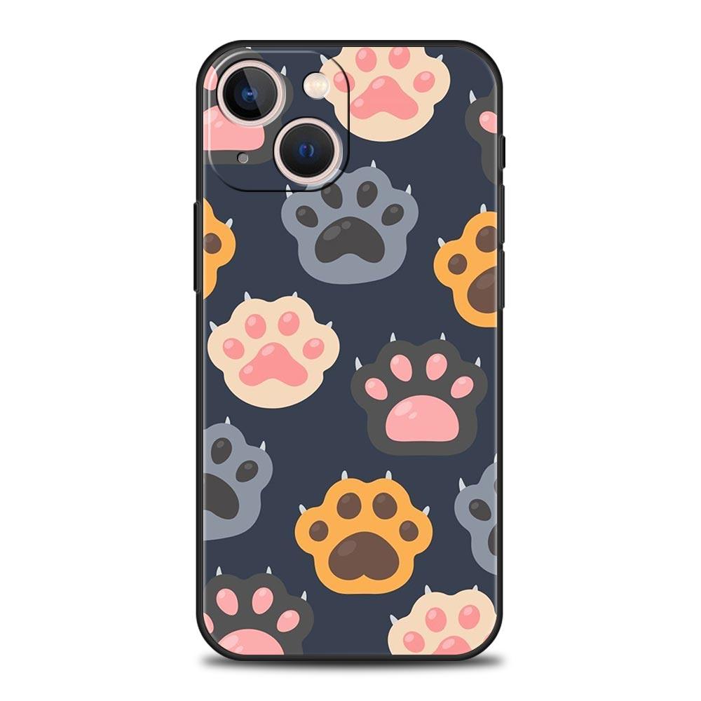 

Cute Cat Phone Case For iPhone 16 13 15 14 12 11 Pro MAX XR X SE XS 7 8 Plus Soft TPU Shell Cover For iPhone 7 8 SE