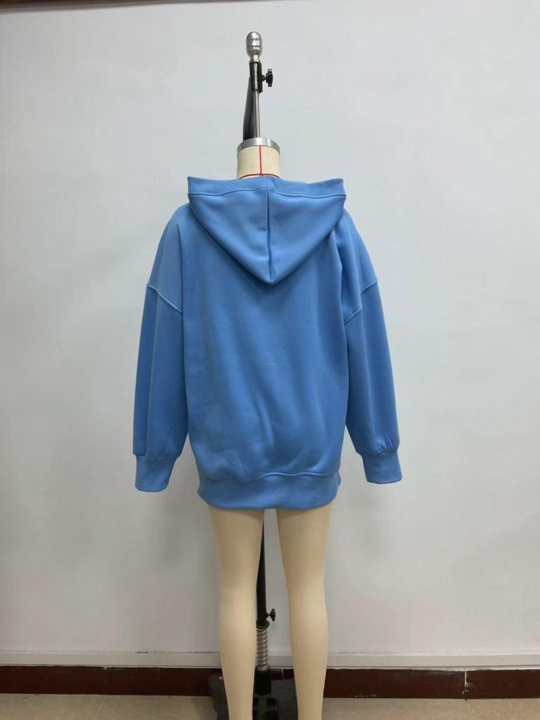 2025 Neues Damen-Sweatshirt mit Kapuze und Kängurutasche - Langarm-Herbst-/Winter-Oberteil
