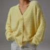 Cardigan Invernale Autunnale Maglioni Giubbotti Donna Pelliccia Sintetica di Vison Manica Lunga Maglie a Maglia Scollo a V Maglioni a Maglia Larga Cappotto Abbigliamento Casual