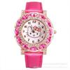 Children's Watch Girl Fashion Waterproof Quartz Watch Cartoon Cute Princess Powder KT Cat Elementary School Student Electronic Watch