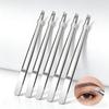 1/2/4Pcs Professional Precision Stainless Steel Tweezers for Eyebrow Shaping & Beard Grooming, Must-Have Unisex Beauty Tool