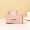 Luxury Women's Solid Color Mini Card Holder Wallet 2025