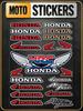 AAAHM1 FOR HONDA RACING Long Lasting Waterproof Reflective Sticker Scratch Conceal Fit Motorcycle Car Helmet Fridge Water Cup Decals