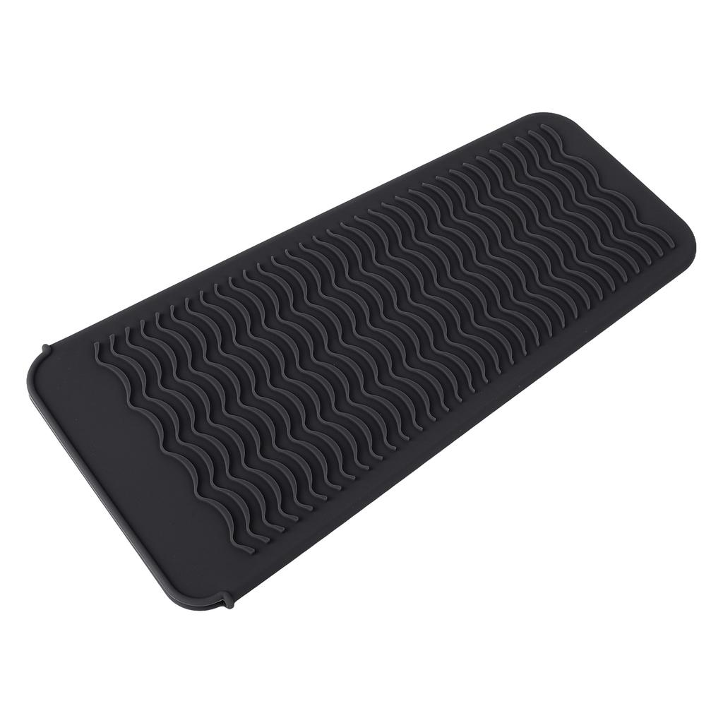 Heat Resistant Silicone Pouch Hair Styling Shaving Tool Anti Slip   Storage Bag Curling Iron Holder