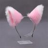 Diadema Lolita con Orecchie di Gatto e Volpe in Peluche - Fascia Cosplay Fatta a Mano