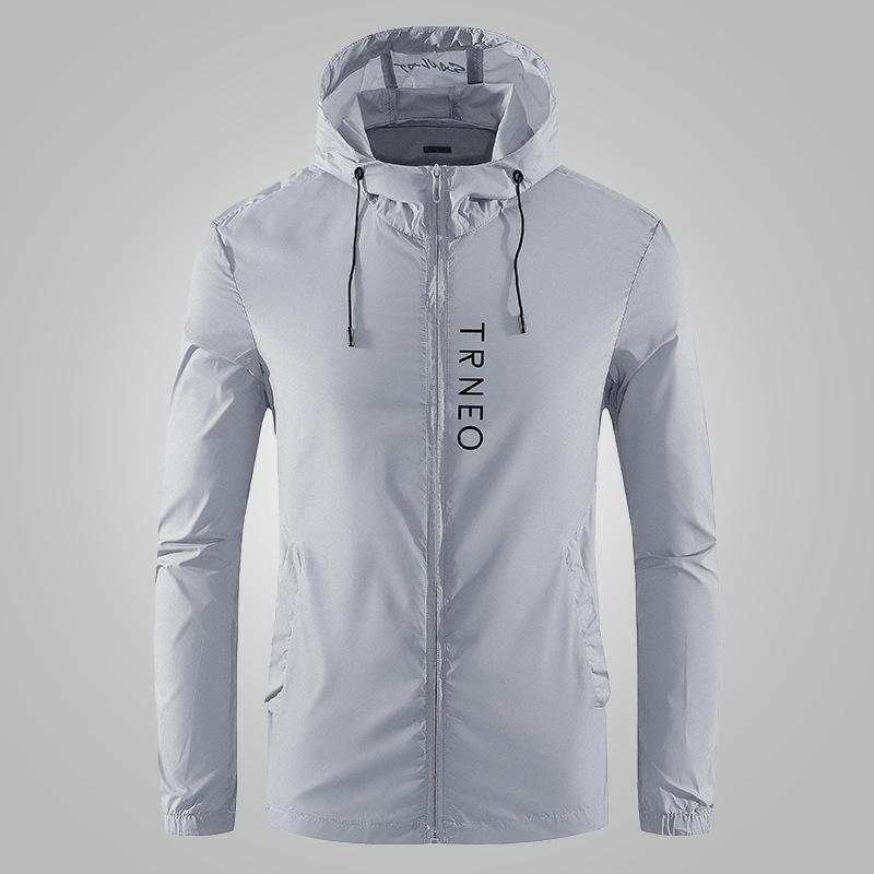 

Солнцезащитная одежда Мужская летняя тонкая шелковая кожа Дышащая защита от ультрафиолета Рыбалка Мужская солнцезащитная одежда 4XL серый